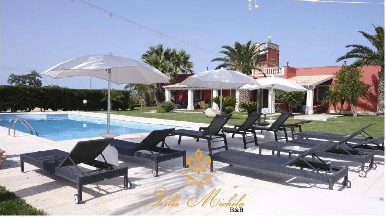Bed & Breakfast Villa Michela Alezio Bagian luar foto