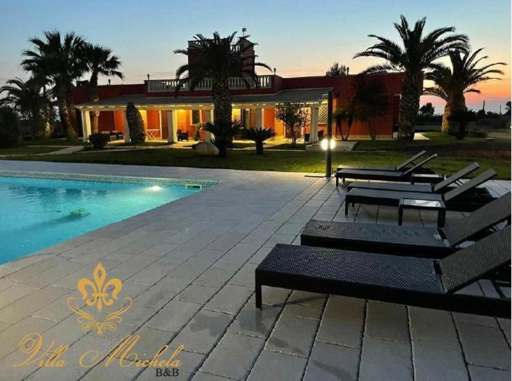 Bed & Breakfast Villa Michela Alezio Bagian luar foto
