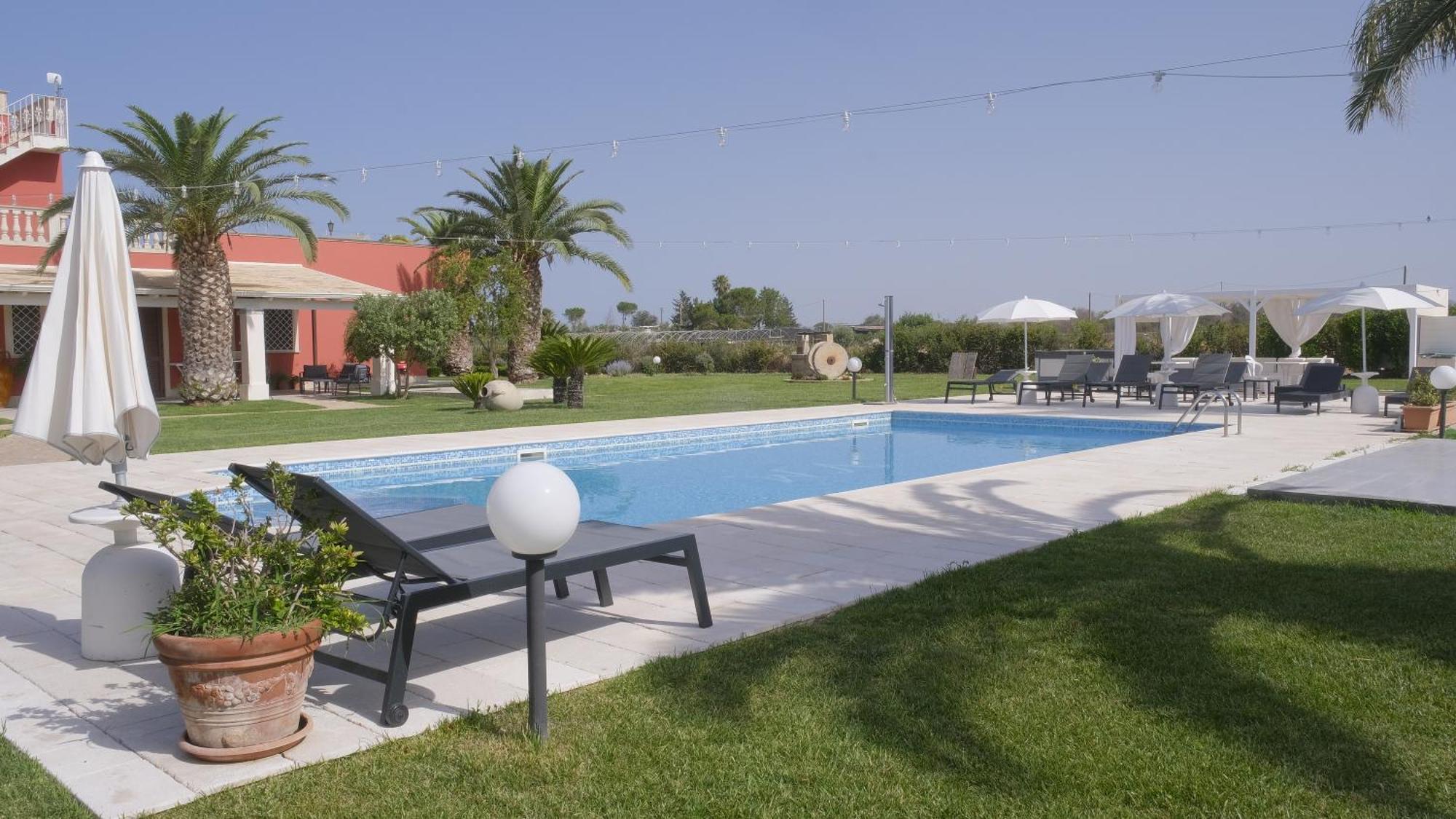 Bed & Breakfast Villa Michela Alezio Bagian luar foto